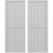 Ekena Millwork Americraft 6-Board Exterior Wood 2 Equal Panel Framed Board-n-Batten Shutters, ARW101BF621X58STH, PR ARW101BF621X58STH - alternate 1